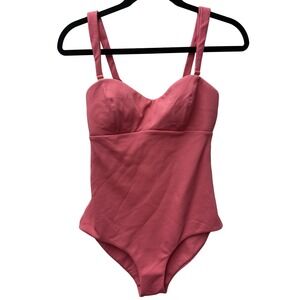 Cossie + Co Pink One-Piece‎ Swimsuit Size 2 which is US Size 6
